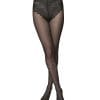 Dres Petra Elisa Lycra 15 DEN Bikini Negru