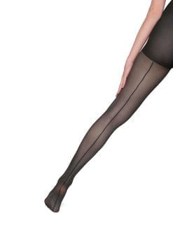 Dres Petra Elisa Lycra 15 DEN Cu Model Indila Negru