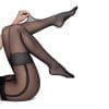 Dres Petra Elisa Lycra 15 DEN Cu Model Raisa Portjartiera Negru 1