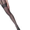 Dres Petra Elisa Lycra 15 DEN Cu Model Raisa Portjartiera Negru 2
