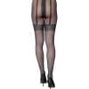 Dres Petra Elisa Lycra 15 DEN Cu Model Raisa Portjartiera Negru 4