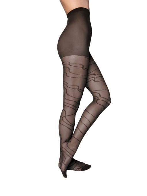 Dres Petra Elisa Lycra 15 DEN Cu Model Sofia Negru 1