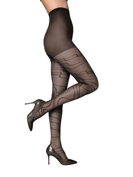 Dres Petra Elisa Lycra 15 DEN Cu Model Sofia Negru 2