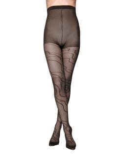 Dres Petra Elisa Lycra 15 DEN Cu Model Sofia Negru